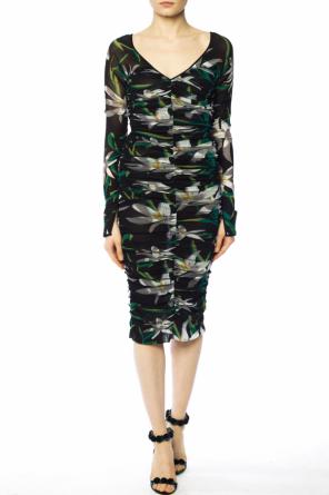 Printed gathered dress, zdjęcie 2 Printed gathered dress od Diane Von Furstenberg